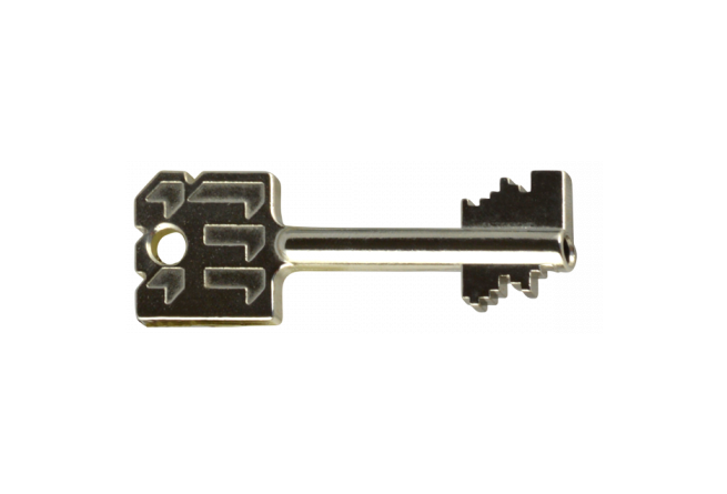 Extra dubbelbaard sleutel