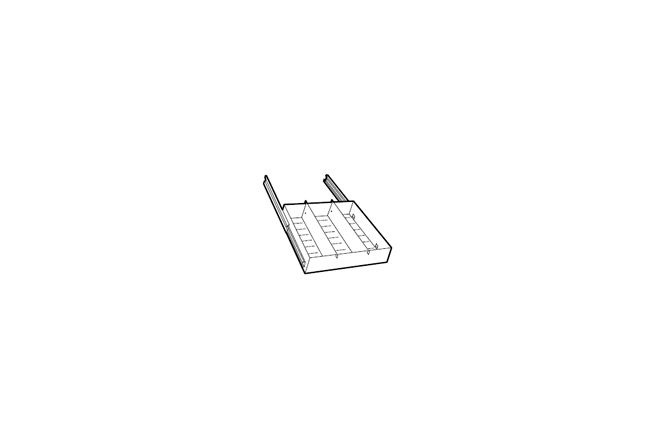 LIPS Chubbsafes uittrekbaar legbord met verdelers DataPlus 110-315