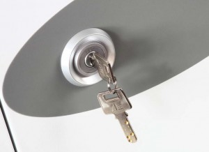 kluis met cilinder slot